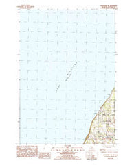 Northport NW Michigan Historical topographic map, 1:25000 scale, 7.5 X 7.5 Minute, Year 1983