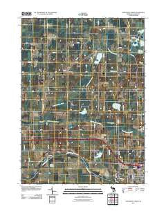Northwest Albion Michigan Historical topographic map, 1:24000 scale, 7.5 X 7.5 Minute, Year 2011