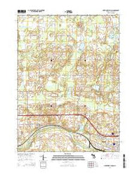 Northwest Albion Michigan Historical topographic map, 1:24000 scale, 7.5 X 7.5 Minute, Year 2014