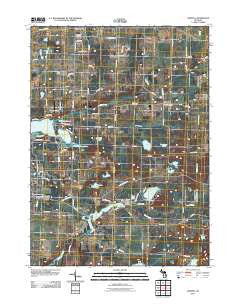Norvell Michigan Historical topographic map, 1:24000 scale, 7.5 X 7.5 Minute, Year 2011