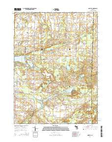 Norvell Michigan Historical topographic map, 1:24000 scale, 7.5 X 7.5 Minute, Year 2014