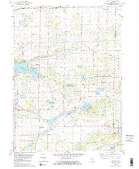 Norvell Michigan Historical topographic map, 1:24000 scale, 7.5 X 7.5 Minute, Year 1980