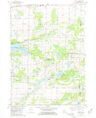 Norvell Michigan Historical topographic map, 1:24000 scale, 7.5 X 7.5 Minute, Year 1980