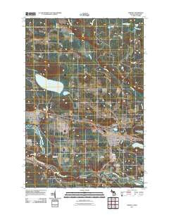 Norway Michigan Historical topographic map, 1:24000 scale, 7.5 X 7.5 Minute, Year 2011