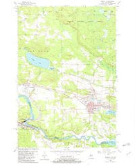 Norway Michigan Historical topographic map, 1:24000 scale, 7.5 X 7.5 Minute, Year 1955