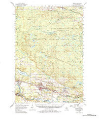 Norway Michigan Historical topographic map, 1:62500 scale, 15 X 15 Minute, Year 1955