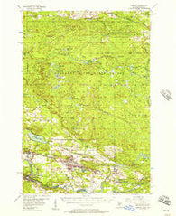 Norway Michigan Historical topographic map, 1:62500 scale, 15 X 15 Minute, Year 1955