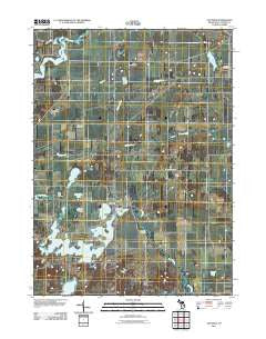 Nottawa Michigan Historical topographic map, 1:24000 scale, 7.5 X 7.5 Minute, Year 2011