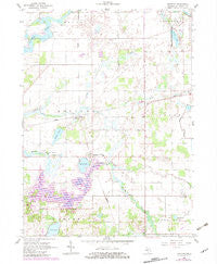 Nottawa Michigan Historical topographic map, 1:24000 scale, 7.5 X 7.5 Minute, Year 1961