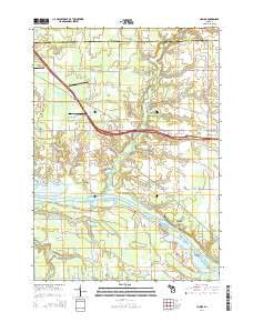 Nunica Michigan Historical topographic map, 1:24000 scale, 7.5 X 7.5 Minute, Year 2014