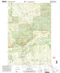 Oak Bluff Michigan Historical topographic map, 1:24000 scale, 7.5 X 7.5 Minute, Year 1999