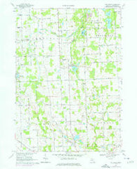Oak Grove Michigan Historical topographic map, 1:24000 scale, 7.5 X 7.5 Minute, Year 1968