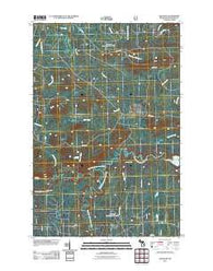 Oak Bluff Michigan Historical topographic map, 1:24000 scale, 7.5 X 7.5 Minute, Year 2011
