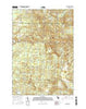 Oak Lake Michigan Current topographic map, 1:24000 scale, 7.5 X 7.5 Minute, Year 2017