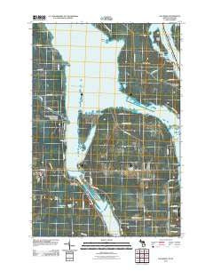 Oak Ridge Michigan Historical topographic map, 1:24000 scale, 7.5 X 7.5 Minute, Year 2011