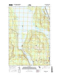 Oak Ridge Michigan Current topographic map, 1:24000 scale, 7.5 X 7.5 Minute, Year 2017