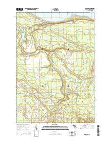 Ocqueoc Michigan Historical topographic map, 1:24000 scale, 7.5 X 7.5 Minute, Year 2014