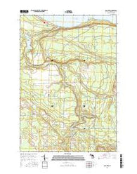 Ocqueoc Michigan Current topographic map, 1:24000 scale, 7.5 X 7.5 Minute, Year 2017