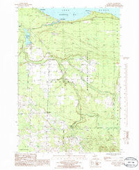 Ocqueoc Michigan Historical topographic map, 1:24000 scale, 7.5 X 7.5 Minute, Year 1986