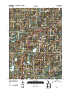 Olivet Michigan Historical topographic map, 1:24000 scale, 7.5 X 7.5 Minute, Year 2011
