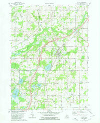 Olivet Michigan Historical topographic map, 1:24000 scale, 7.5 X 7.5 Minute, Year 1980