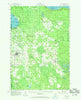 Onaway Michigan Historical topographic map, 1:62500 scale, 15 X 15 Minute, Year 1957
