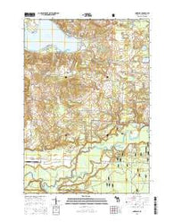 Onekama Michigan Historical topographic map, 1:24000 scale, 7.5 X 7.5 Minute, Year 2014