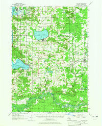 Onekama Michigan Historical topographic map, 1:62500 scale, 15 X 15 Minute, Year 1956