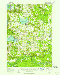Onekama Michigan Historical topographic map, 1:62500 scale, 15 X 15 Minute, Year 1956