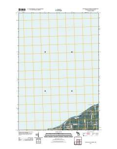 Ontonagon North Michigan Historical topographic map, 1:24000 scale, 7.5 X 7.5 Minute, Year 2011