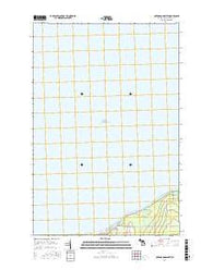 Ontonagon North Michigan Current topographic map, 1:24000 scale, 7.5 X 7.5 Minute, Year 2017