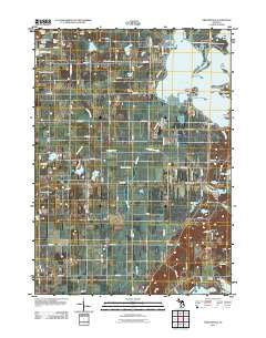 Orangeville Michigan Historical topographic map, 1:24000 scale, 7.5 X 7.5 Minute, Year 2011