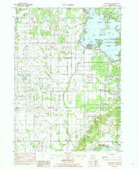 Orangeville Michigan Historical topographic map, 1:24000 scale, 7.5 X 7.5 Minute, Year 1982