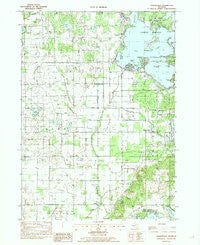 Orangeville Michigan Historical topographic map, 1:24000 scale, 7.5 X 7.5 Minute, Year 1982