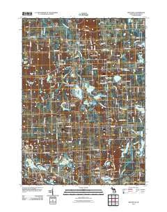 Ortonville Michigan Historical topographic map, 1:24000 scale, 7.5 X 7.5 Minute, Year 2011