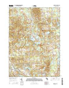 Ortonville Michigan Historical topographic map, 1:24000 scale, 7.5 X 7.5 Minute, Year 2014