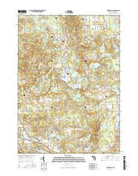 Ortonville Michigan Current topographic map, 1:24000 scale, 7.5 X 7.5 Minute, Year 2017