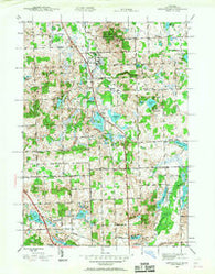 Ortonville Michigan Historical topographic map, 1:24000 scale, 7.5 X 7.5 Minute, Year 1943