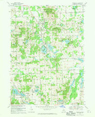 Ortonville Michigan Historical topographic map, 1:24000 scale, 7.5 X 7.5 Minute, Year 1968