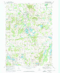 Ortonville Michigan Historical topographic map, 1:24000 scale, 7.5 X 7.5 Minute, Year 1968