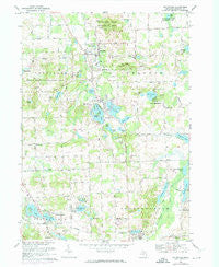Ortonville Michigan Historical topographic map, 1:24000 scale, 7.5 X 7.5 Minute, Year 1968