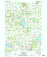 Ortonville Michigan Historical topographic map, 1:24000 scale, 7.5 X 7.5 Minute, Year 1968