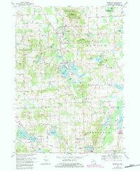 Ortonville Michigan Historical topographic map, 1:24000 scale, 7.5 X 7.5 Minute, Year 1968