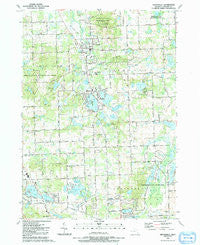 Ortonville Michigan Historical topographic map, 1:24000 scale, 7.5 X 7.5 Minute, Year 1991