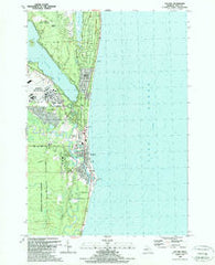 Oscoda Michigan Historical topographic map, 1:24000 scale, 7.5 X 7.5 Minute, Year 1989