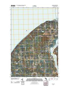 Oskar Michigan Historical topographic map, 1:24000 scale, 7.5 X 7.5 Minute, Year 2011