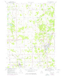 Otisville Michigan Historical topographic map, 1:24000 scale, 7.5 X 7.5 Minute, Year 1969