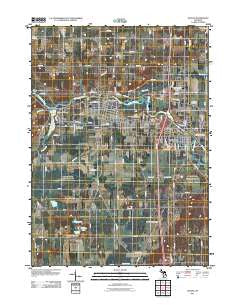 Otsego Michigan Historical topographic map, 1:24000 scale, 7.5 X 7.5 Minute, Year 2011