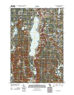 Otsego Lake Michigan Historical topographic map, 1:24000 scale, 7.5 X 7.5 Minute, Year 2011