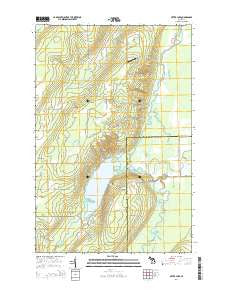 Otter Lake Michigan Historical topographic map, 1:24000 scale, 7.5 X 7.5 Minute, Year 2014